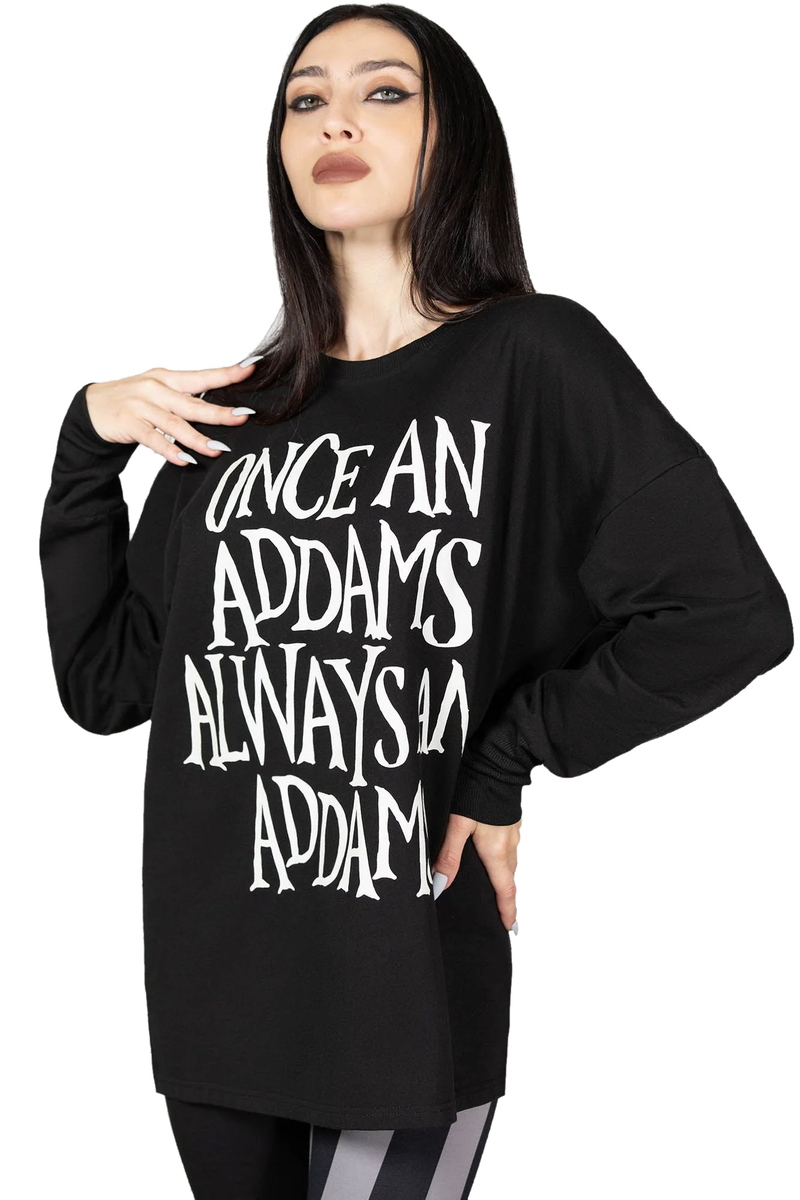 Uniseks Sweater KILLSTAR - Wednesday - Addams L